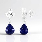 Boucles d'oreilles en argent et Lapis-Lazuli