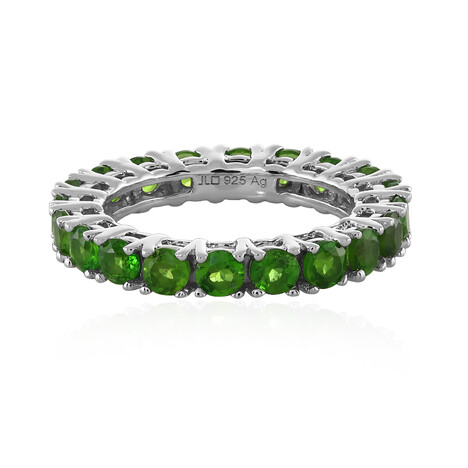 Russischer Diopsid-Silberring