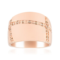 Anello in argento con Diamante Argyle Rose de France I1 (Annette)