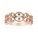 Anillo en oro con Diamante rosa de Francia de Argyle SI1 (Annette)