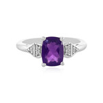 Amethyst-Silberring