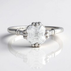 Anello in argento con Zircone