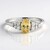 Anello in argento con Berillo Giallo