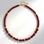 Collana in argento con Onice Rossa