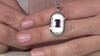 Colgante en plata con Rodolita