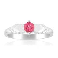 Brasilianischer Pinkfarbener Turmalin-Silberring (Pallanova)