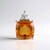 Ciondolo in argento con Quarzo Arancione