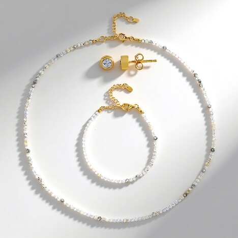 Parure in argento con Zircone