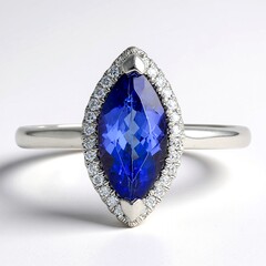 Anello in oro con Tanzanite AAA (CIRARI)