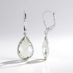 Orecchini in argento con Ametista Verde