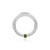 Zilveren hanger met een Groene Ceylon Zirkoon (MONOSONO COLLECTION)
