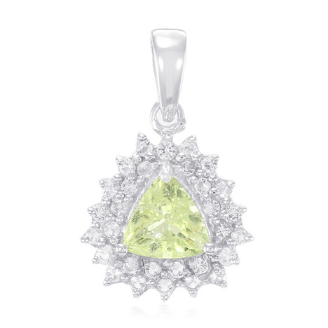 Turmalin-Silberanhänger