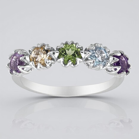 Anello in argento con Ametista