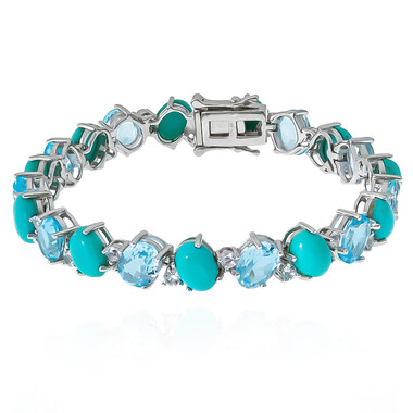 Campitos Turquoise Silver Bracelet (Faszination Türkis)
