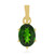Russischer Diopsid-Goldanhänger