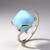 Bague en argent et Larimar