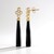 Orecchini in argento con Onice Nero (KM by Juwelo)