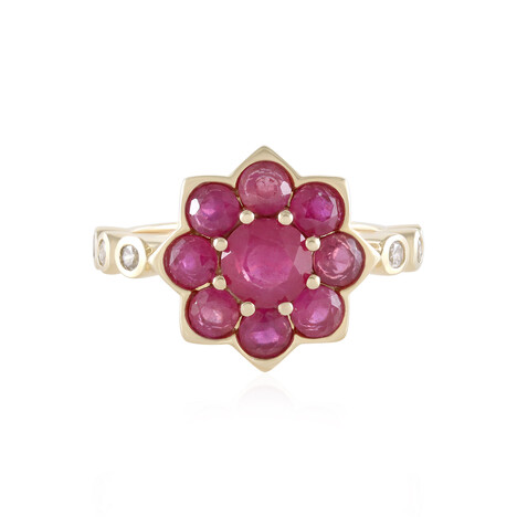 Anello in oro con Rubino del Madagascar (de Melo Gold)