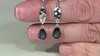 Pendientes en plata con Topacio azul de Londres (de Melo Essence)