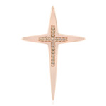 Ciondolo in argento con Diamante Argyle Rose de France I1 (Annette)