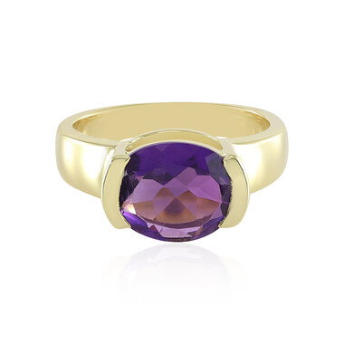 Anello in argento con Ametista Zambiana