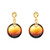 Orecchini in argento con Ambra Sunrise Baltica (dagen)