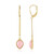 Orecchini in argento con Opale Rosa (KM by Juwelo)