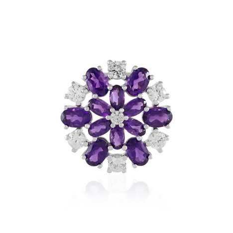 Ciondolo in argento con Ametista Zambiana