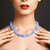 Collana in argento con Quarzo Acqua