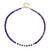 Sambia-Amethyst-Silberhalskette