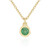 Colombian Emerald Silver Necklace