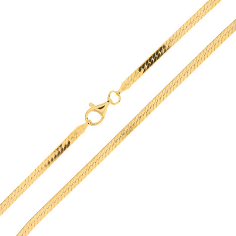 Silber-Herringbone-Kette