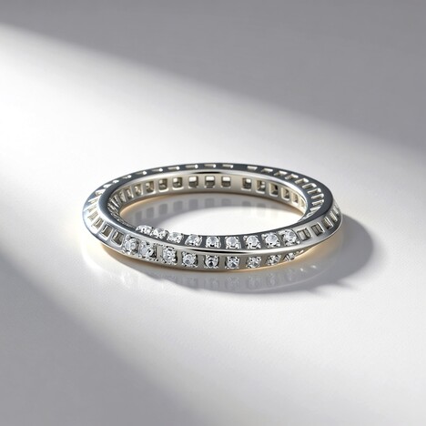 Anello in argento con Zircone (MONOSONO COLLECTION)