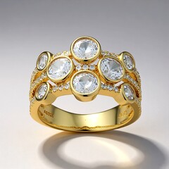 Anello in argento con Zircone (Adela Silber)