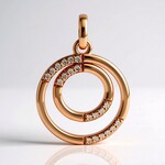 Ciondolo in argento con Diamante Rose de France SI1 di Argyle (Annette)