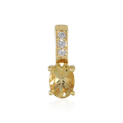 Ciondolo in argento con Berillo Giallo