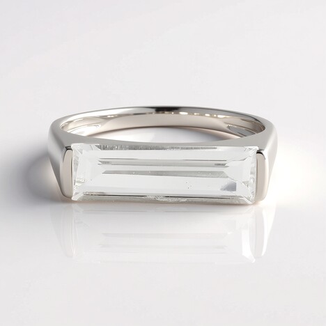 Anello in argento con Quarzo Bianco (de Melo Essence)
