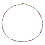 Edelstein-Silberhalskette (Riya)