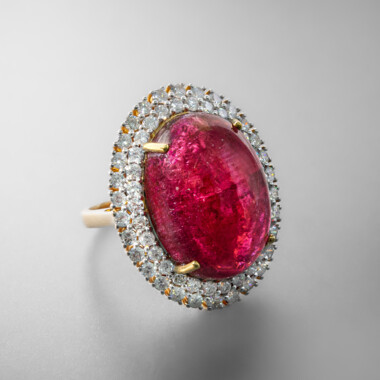 Anello in oro con Rubellite (AMAYANI)