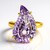 Bague en or et Améthyste Rose de France (Glenn Lehrer)