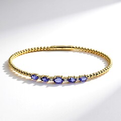 Bracciale in oro con Tanzanite AAA (CIRARI)