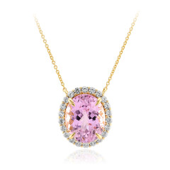 Collana in argento con Kunzite