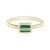 Bague en or et Tourmaline verte de Benedito (Adela Gold)