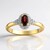 Anello in oro con Rubino Songea