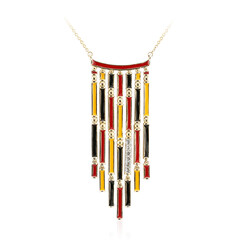 Collana in argento con Topazio Bianco