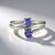 Anello in argento con Tanzanite