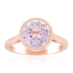 Zilveren ring met een kunziet