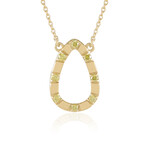 Collar en plata con Diamante amarillo I2 (de Melo Essence)