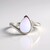 Anello in argento con Opale Australiano