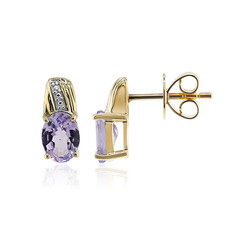 Orecchini in oro con Tanzanite Rosa